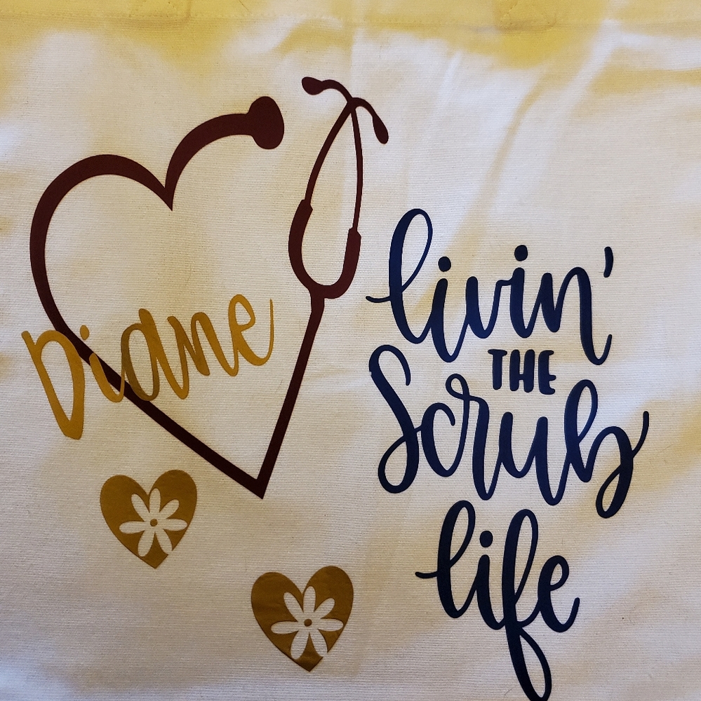 Scrub life tote